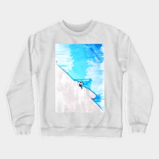 Skiing In Norway Abstract. For ski lovers. Crewneck Sweatshirt